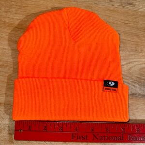 Mossy Oak Orange Beanie Hat Dadcore Workwear Safety Bright Colors Winter Cap Hat